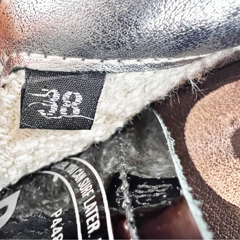 P448 Womens Size 38 Snake Print Sneakers Reptile Low Top Shoes Leather‎ - Picture 10 of 10